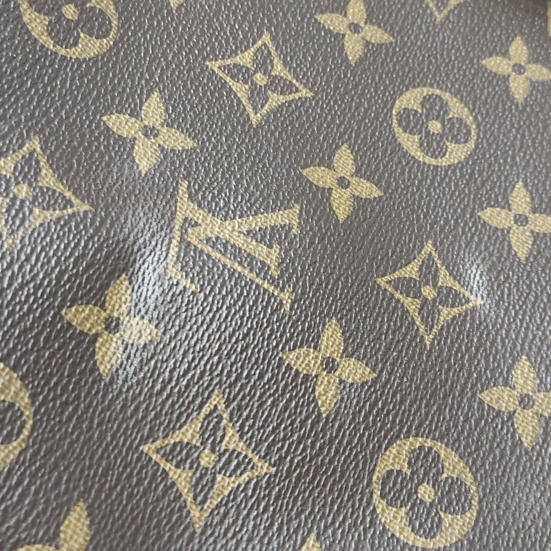 NEVERFULL MM Monogram Coated Canvas Brown
