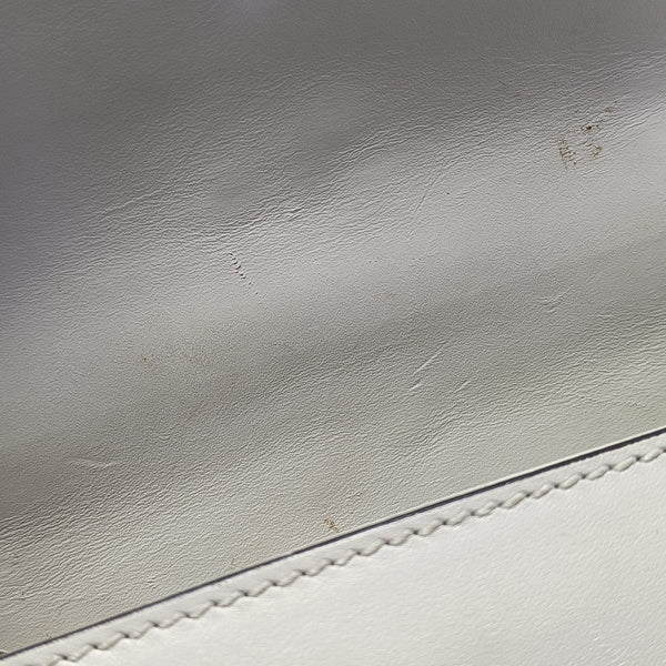 Sylvie Mini Calfskin White