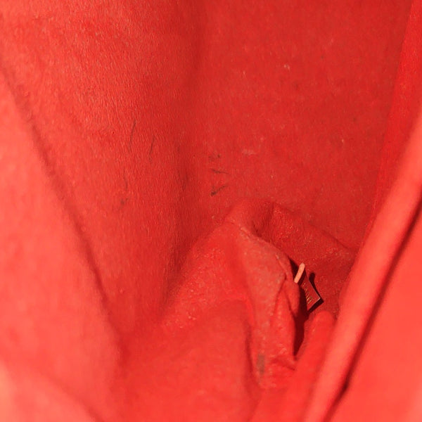 LOCKY BB Monogram Coated Canvas Red