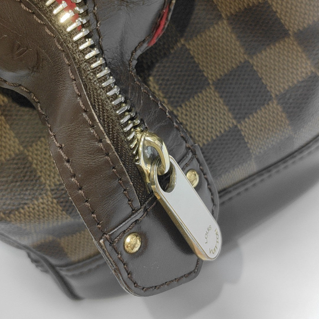 KNIGHTSBRIDGE Damier Ebene Coated Canvas Brown