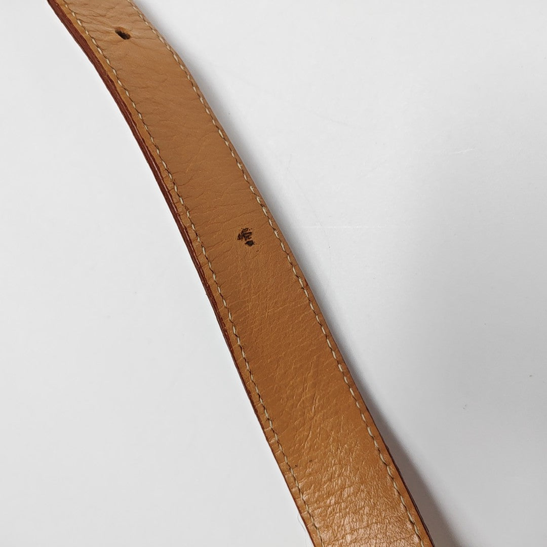 Coated Canvas Shoulder Bag Blue
