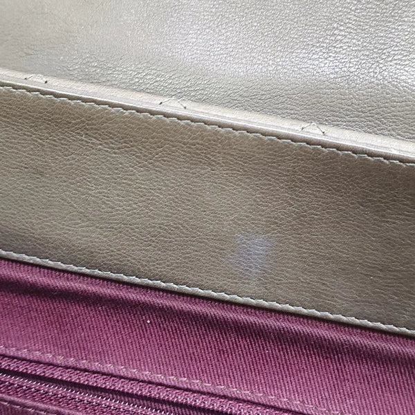LUXURY LINE Quilted Calfskin Gray