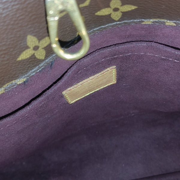 MONTAIGNE Monogram Coated Canvas Brown