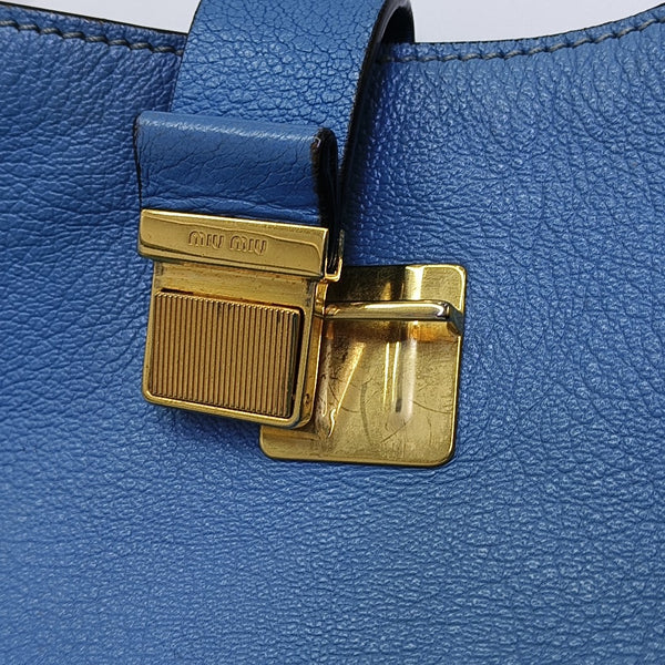 Mini Bag Calfskin Blue