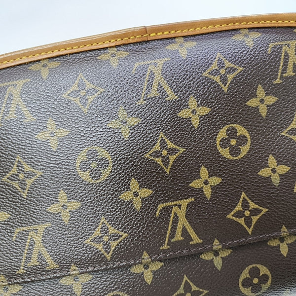 SOLOGNE PM Monogram Coated Canvas Brown