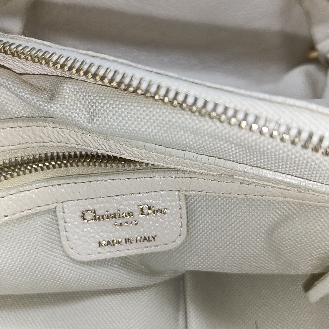 Cannage Calfskin White