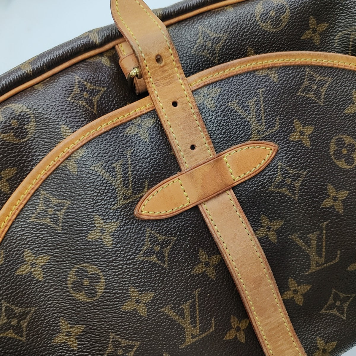SAUMUR Monogram Coated Canvas Brown