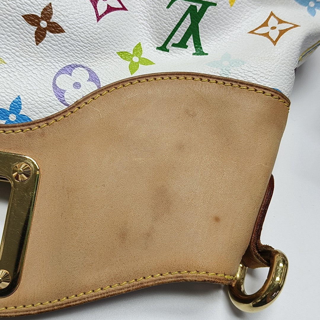 LV × TM JUDY MM Monogram Coated Canvas White
