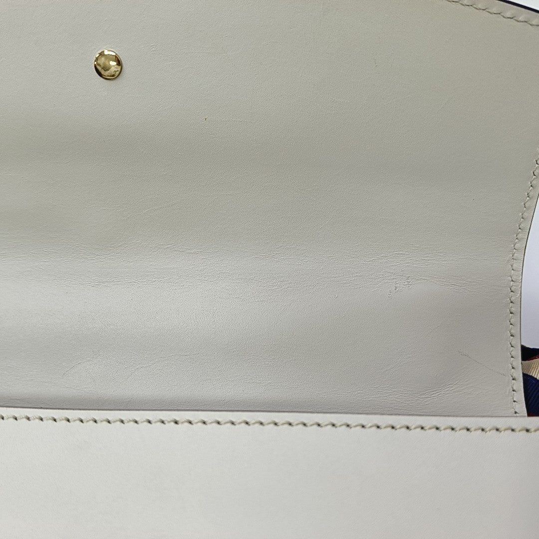 Sylvie Small Calfskin White