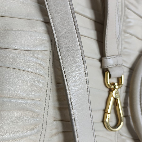 Gaufre Calfskin Beige