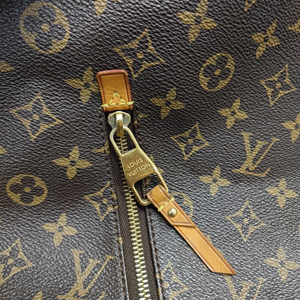 Monogram Coated Canvas Tote Bag Brown