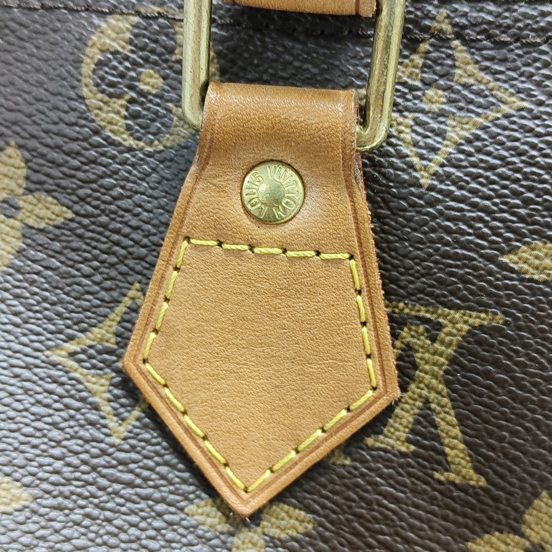 SPEEDY 30 Monogram Coated Canvas Brown