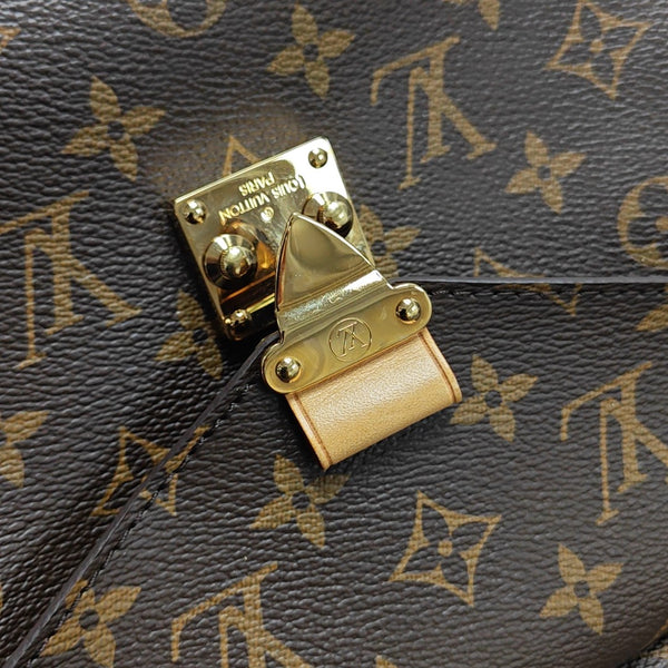 MÉTIS Monogram Coated Canvas Brown