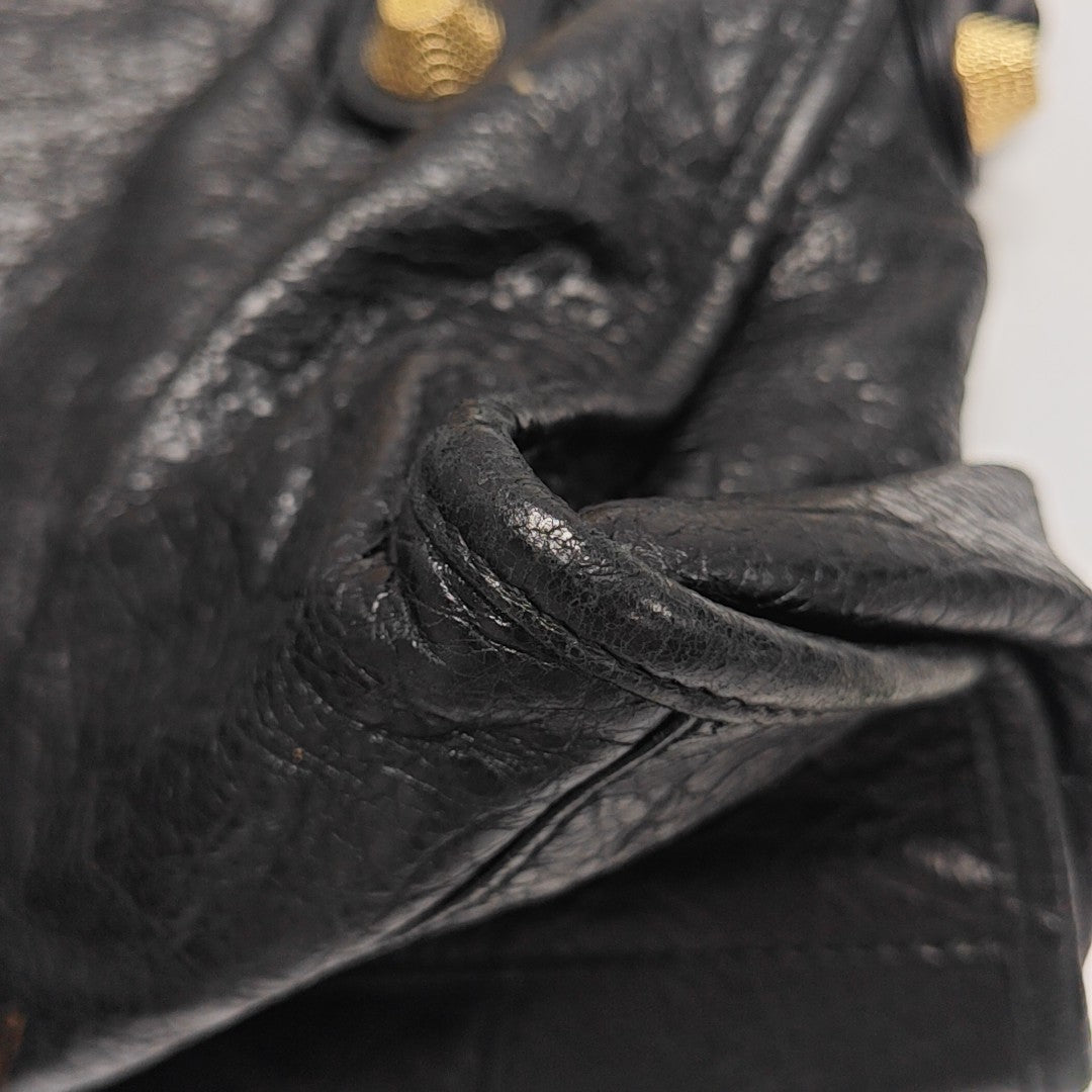 Classic City Medium Lambskin Black