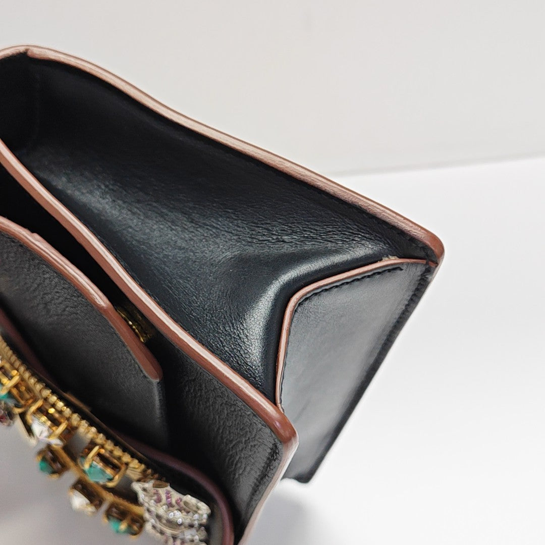 Miu Lady Calfskin Black