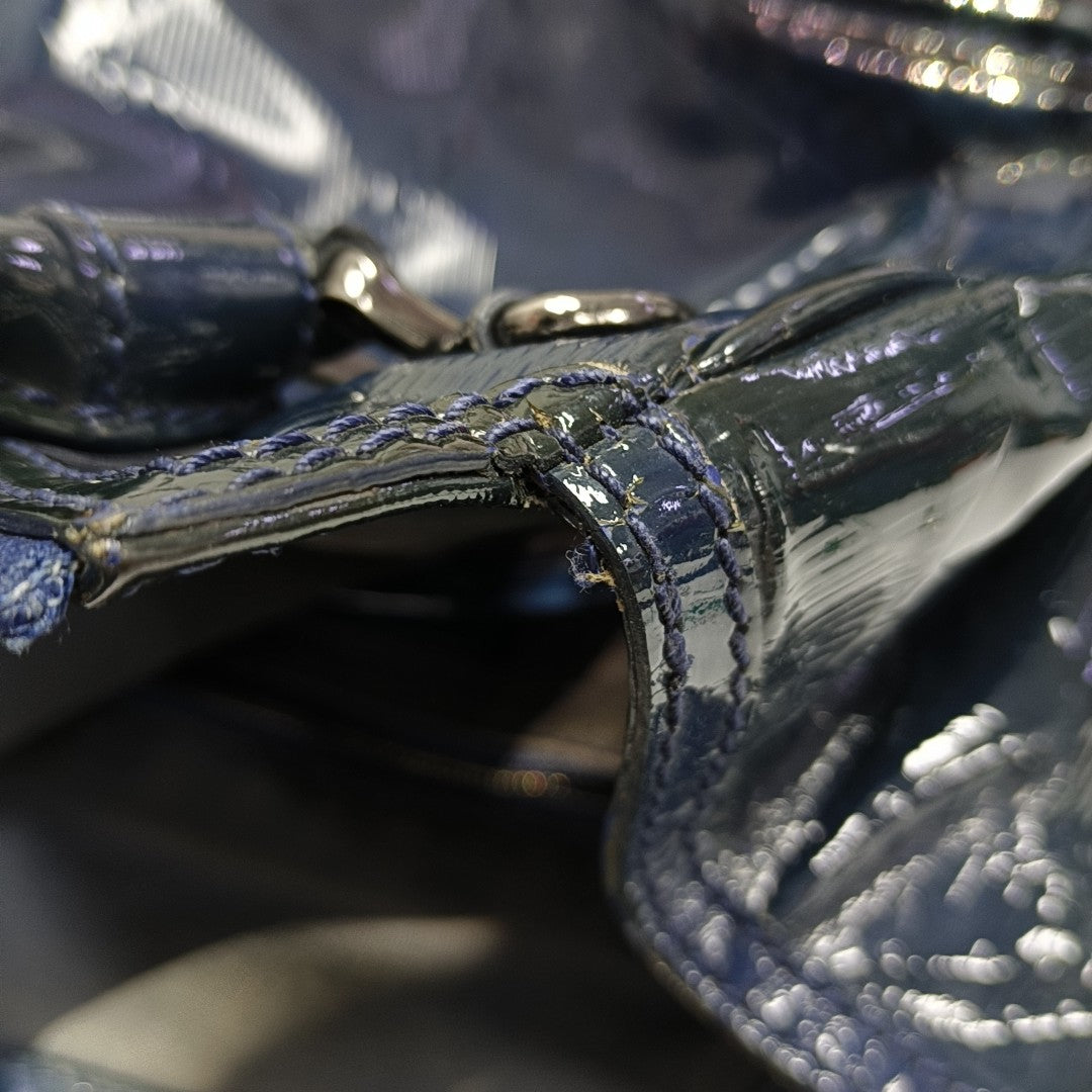 Gladstone Patent Leather Blue
