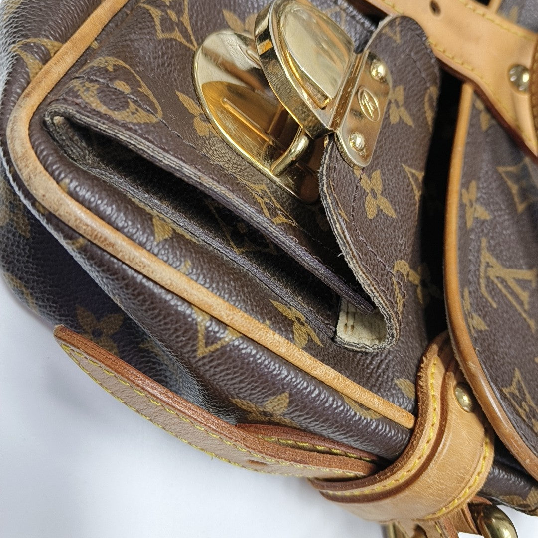 HUDSON PM Monogram Coated Canvas Brown