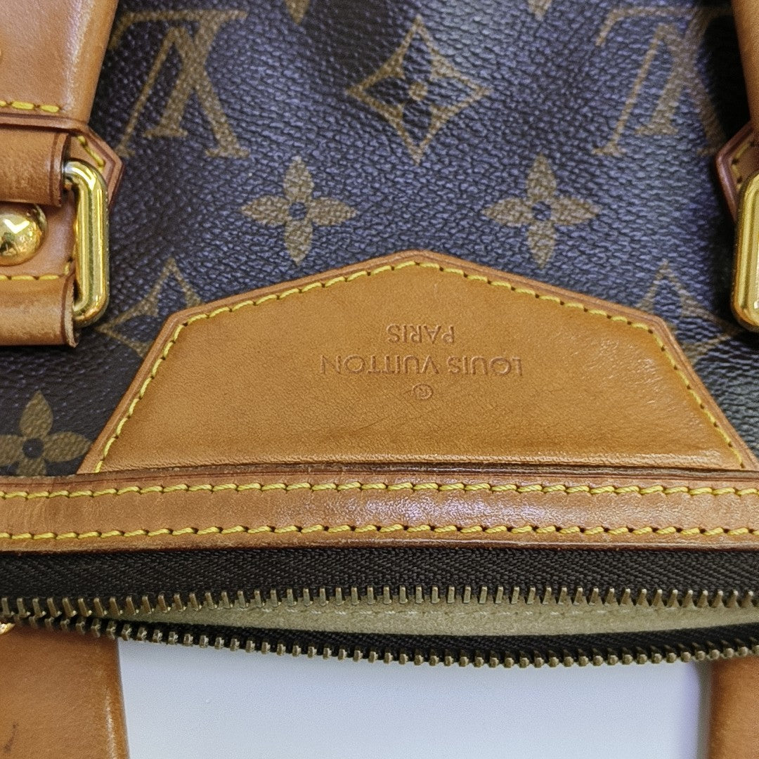 RETIRO NM Monogram Coated Canvas Brown
