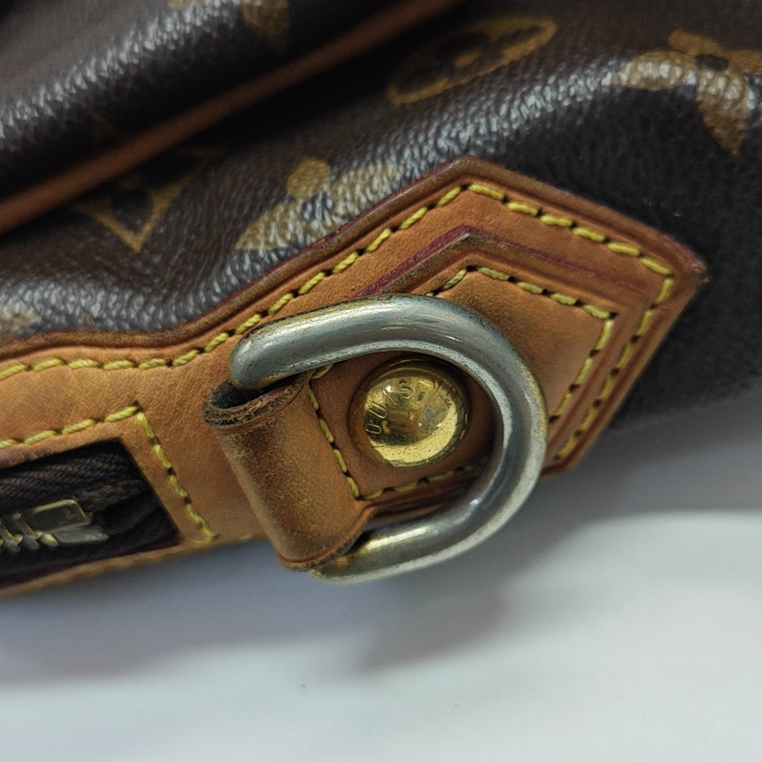 RETIRO NM Monogram Coated Canvas Brown
