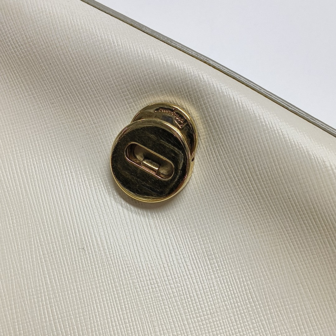 Calfskin Shoulder Bag White