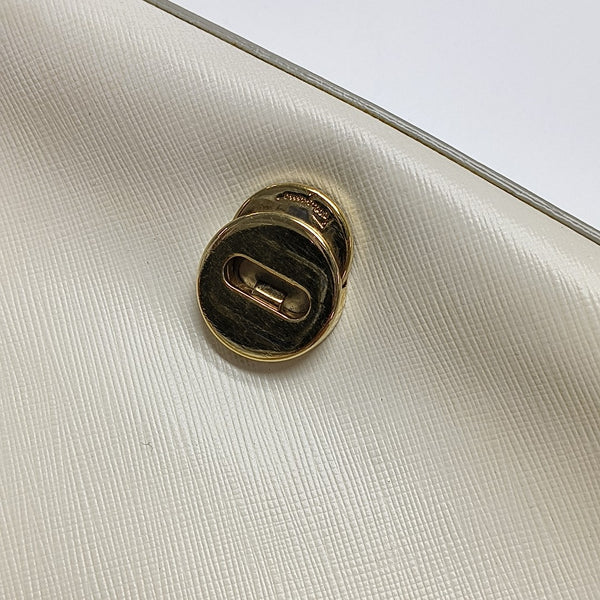 Calfskin Shoulder Bag White