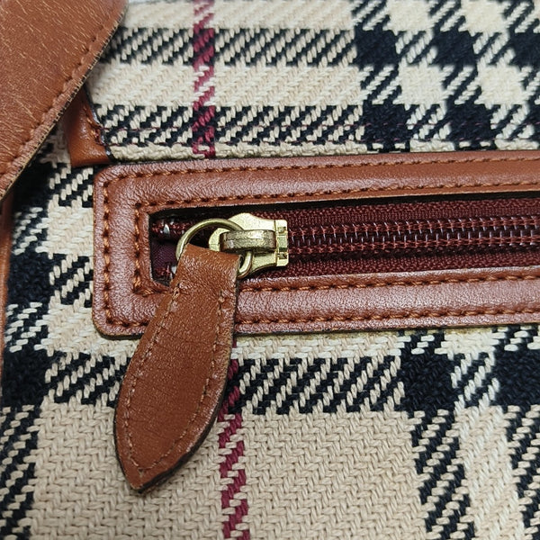 Fabric Shoulder Bag Beige