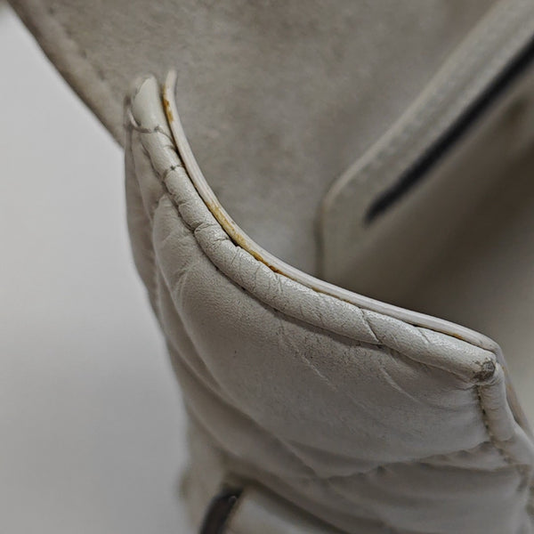Diorcamp Small Cannage Calfskin White