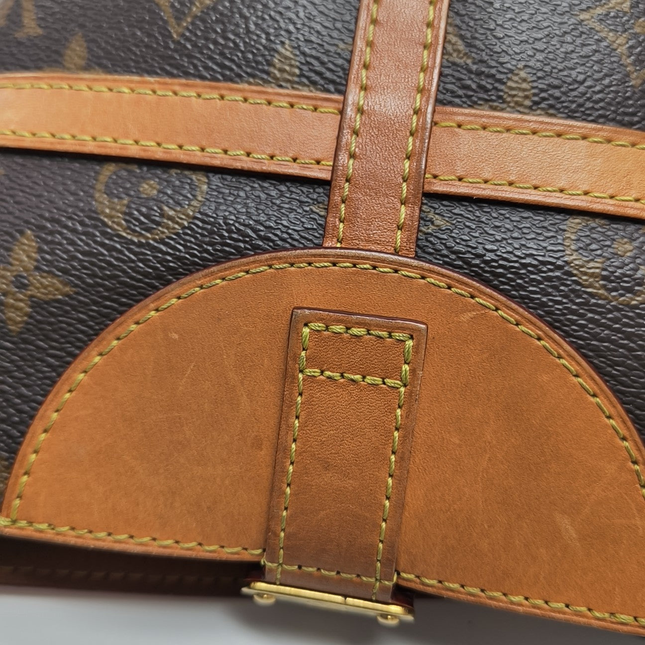 DUFFLE Monogram Coated Canvas Brown