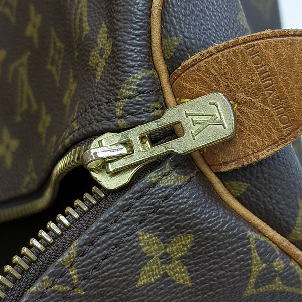 SAC SOUPLE 55 Monogram Coated Canvas Brown