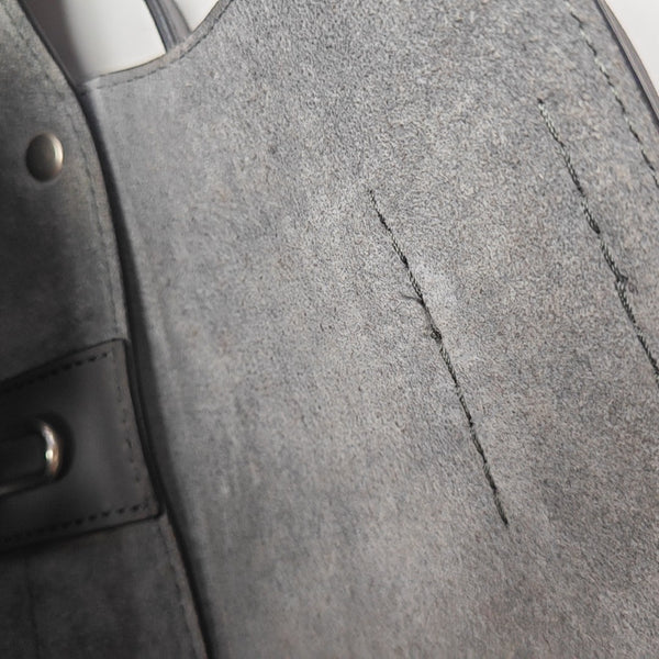 BIG BAG Small Calfskin Gray