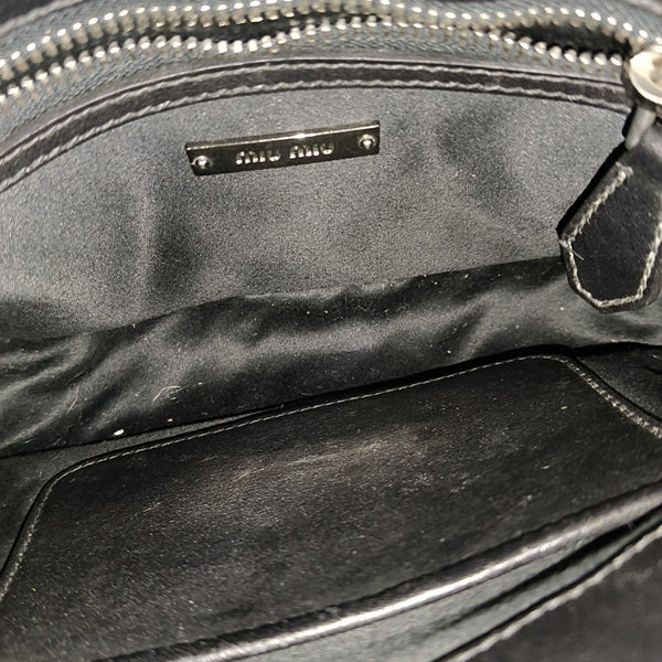 Calfskin Shoulder Bag Black