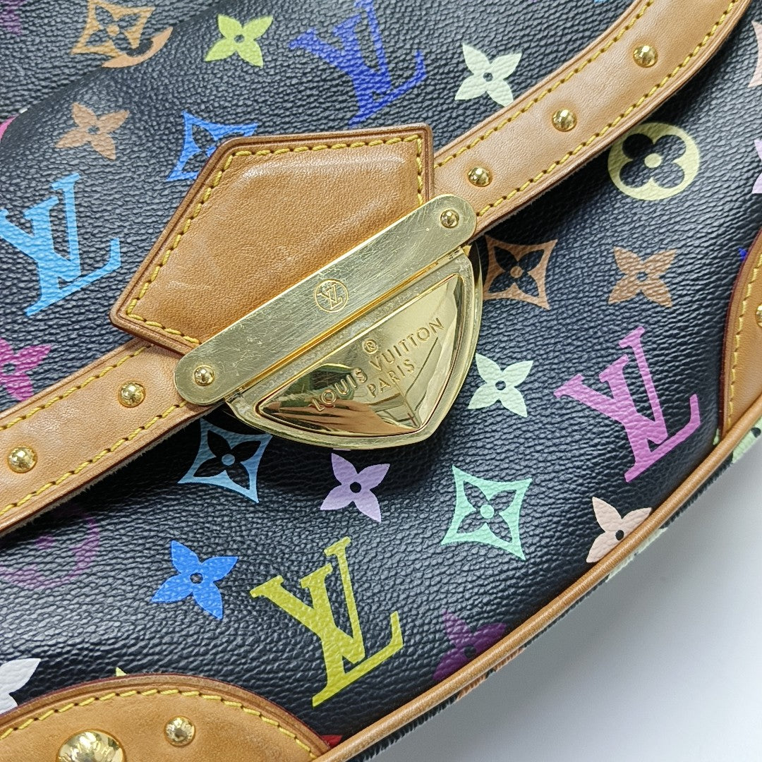 LV × TM RITA Monogram Coated Canvas Black