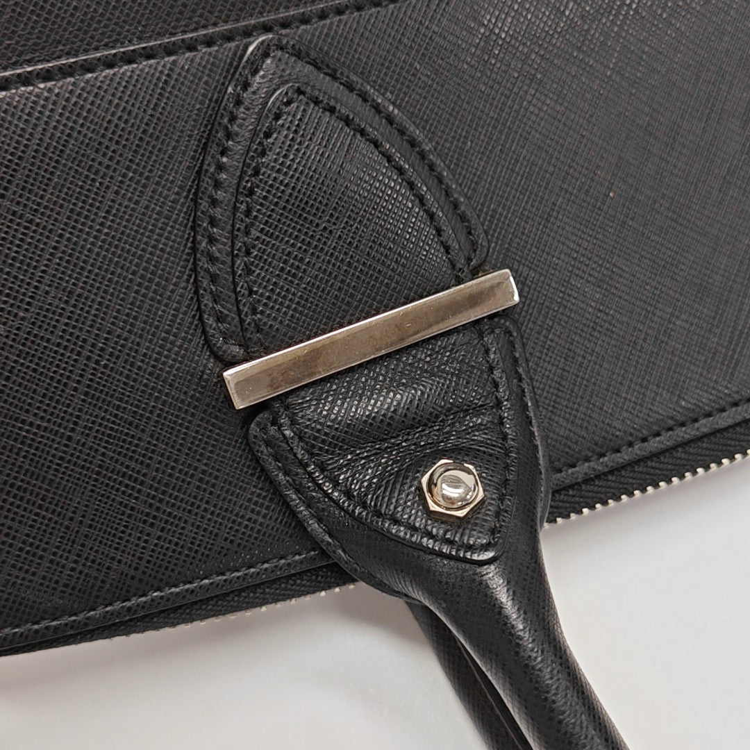Calfskin Shoulder Bag Black