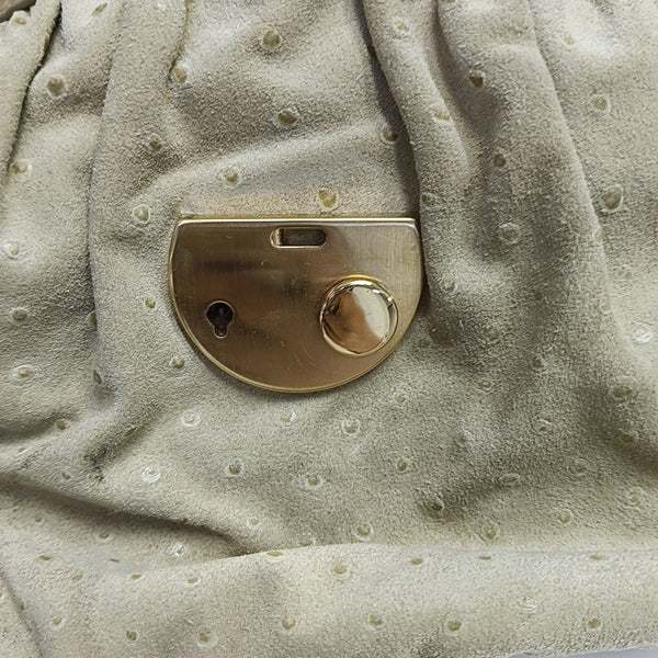 Suede Shoulder Bag Brown