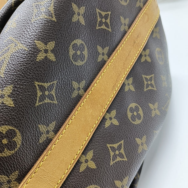 SAC SOUPLE 55 Monogram Coated Canvas Brown