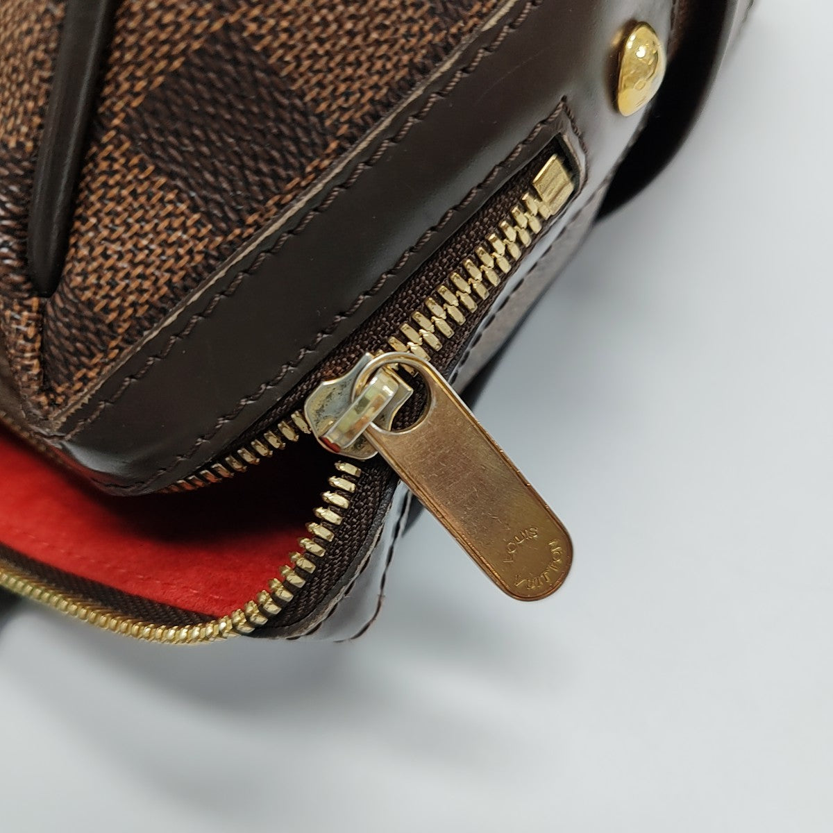 BERKELEY Damier Ebene Coated Canvas Brown