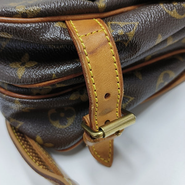 SAUMUR Monogram Coated Canvas Brown