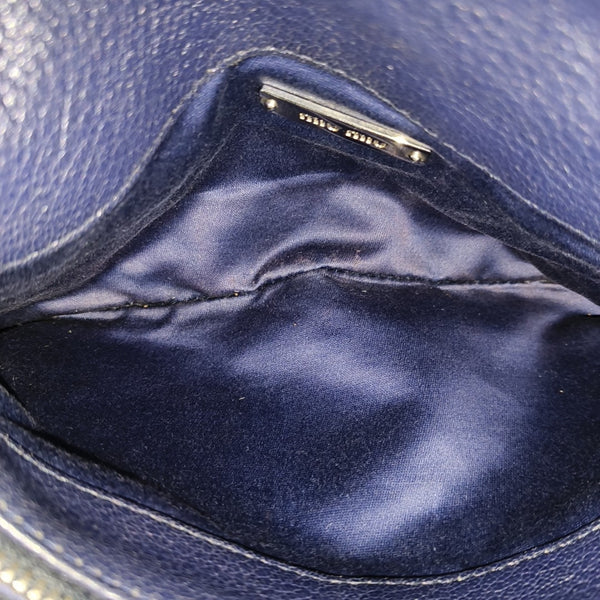 Crystal Quilted Denim Blue