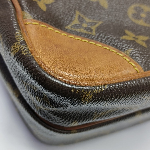AMAZON Monogram Coated Canvas Brown