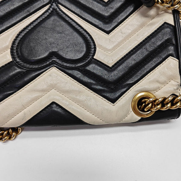 GG Marmont Medium Quilted Calfskin Multicolor