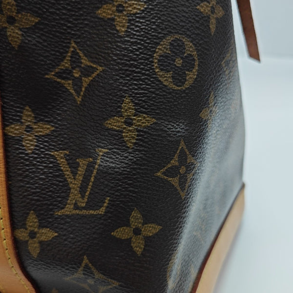 NOÉ BB Monogram Coated Canvas Brown