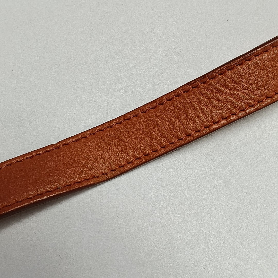 Calfskin Crossbody Bag Orange