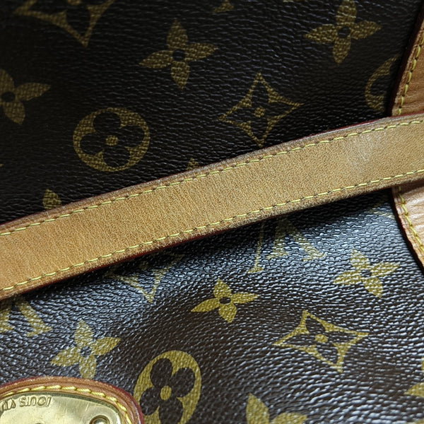 STRESA Monogram Coated Canvas Brown