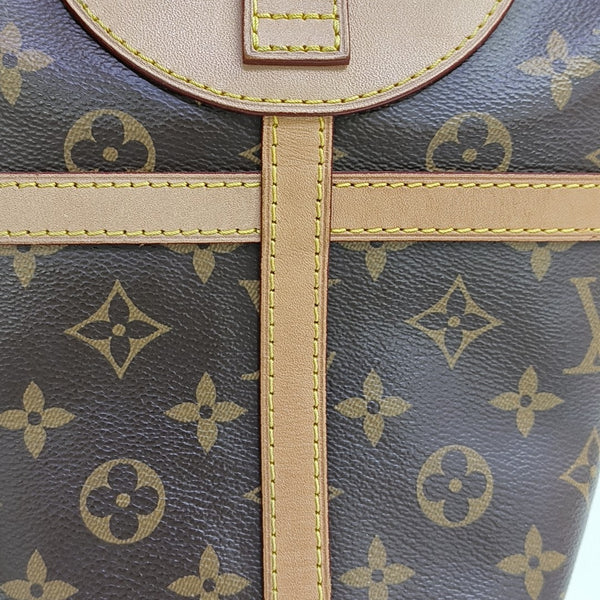 DUFFLE Monogram Coated Canvas Brown