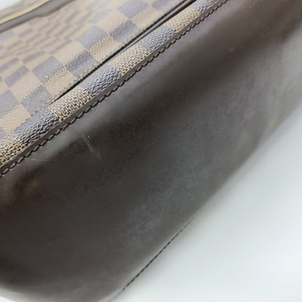 SPENCER Damier Ebene Coated Canvas Brown