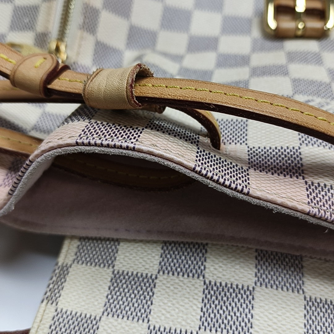 SPERONE Damier Azur Coated Canvas White