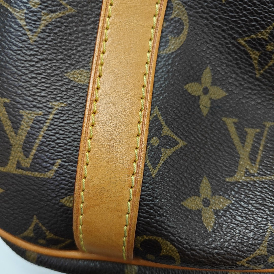 STRESA Monogram Coated Canvas Brown