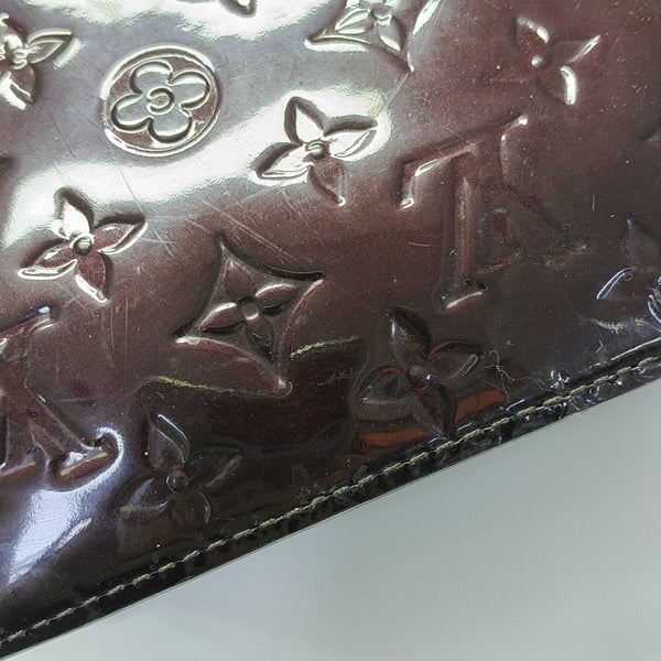 Monogram Patent Leather Shoulder Bag Red