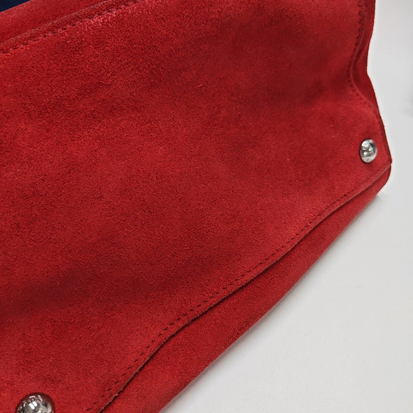 Glace Calf Suede Red