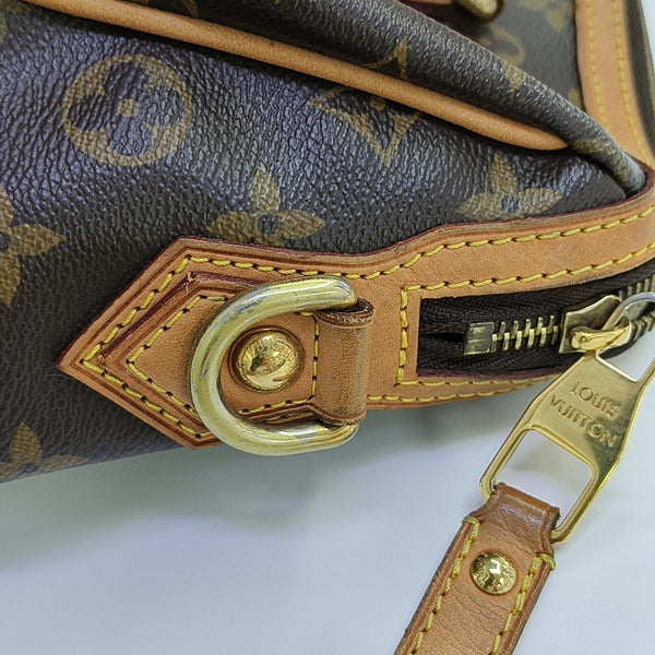 RETIRO NM Monogram Coated Canvas Brown